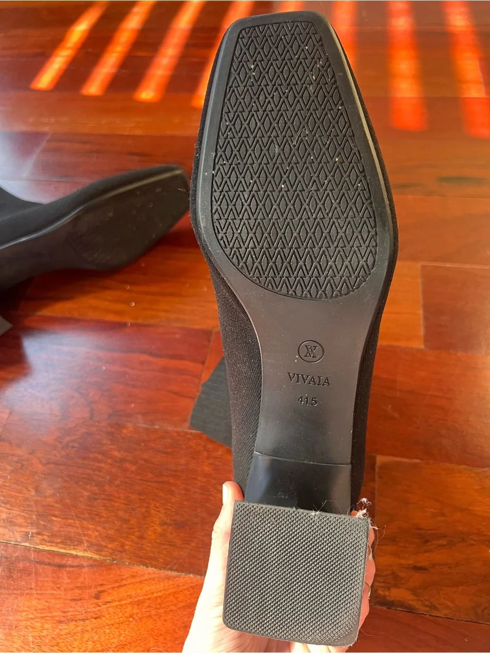 VIVAIA square-toe Regina water repellant heeled boots - barely worn.